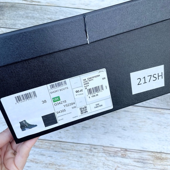 Chanel Goatskin Calfskin Short Black Boots - Picture 12 of 15